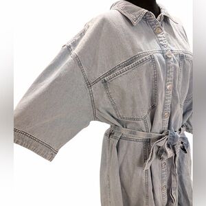 We The Free Light Blue Denim Tunic Top